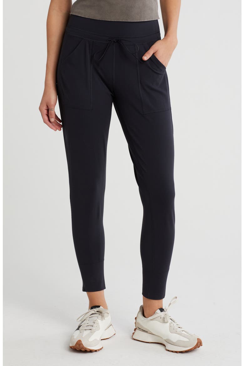 Solid Never Better Joggers, Main, color, BLACK