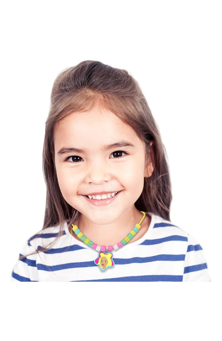 Tara Toy Necklace Activity Set Barbie, 160Pc Diy Jewelry Kit, Alternate, color, Multicolored