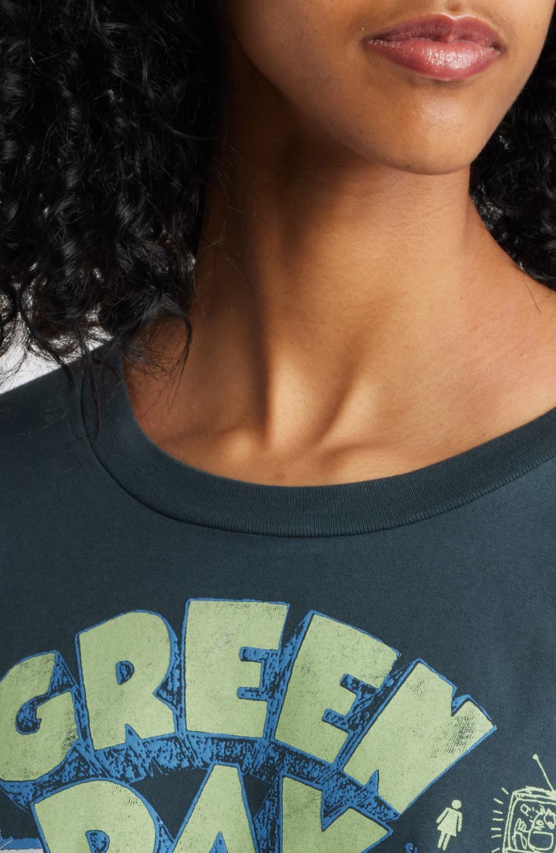 Daydreamer Green Day Dookie Long Sleeve Cotton Graphic T-Shirt, Alternate, color, 