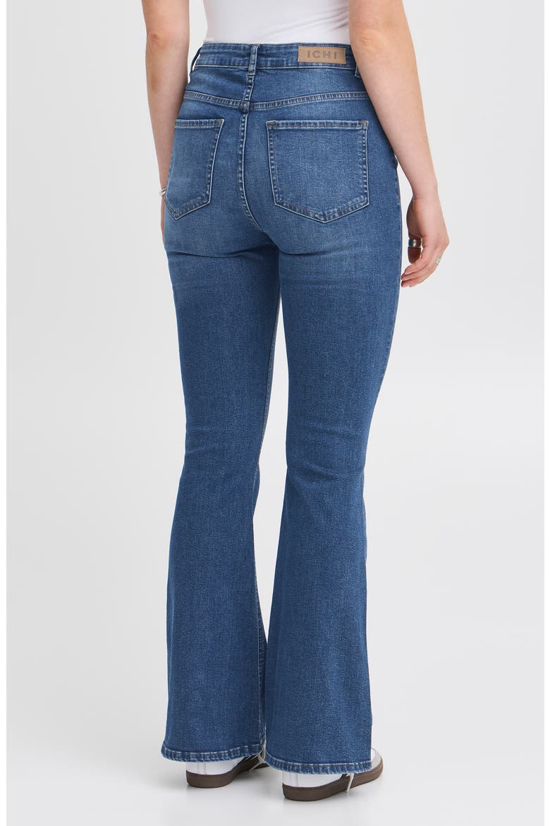 Twiggy Flared HIgh Waist Jeans, Alternate, color, MEDIUM BLUE
