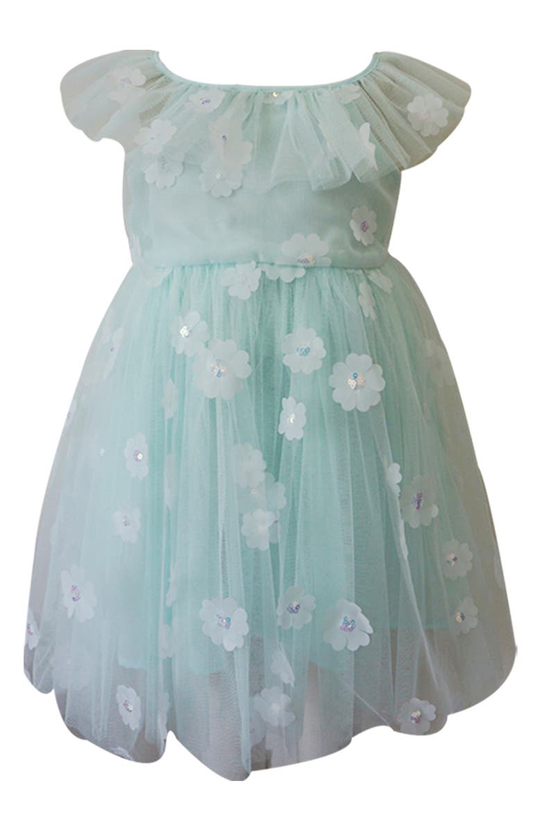 Popatu Kids' 3D Floral Party Dress, Main, color, 