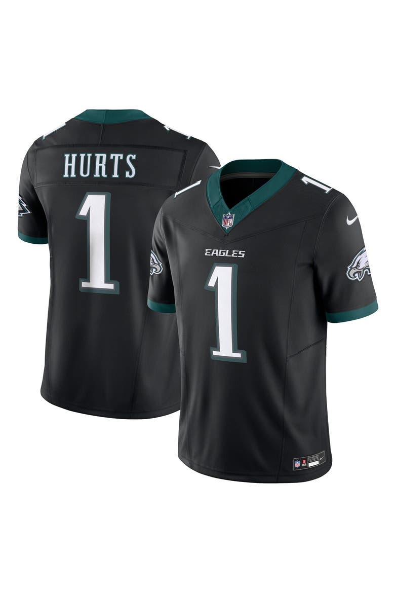 Men's Nike Jalen Hurts Black Philadelphia Eagles Alternate Vapor F.U.S.E. Limited Jersey, Main, color, Black