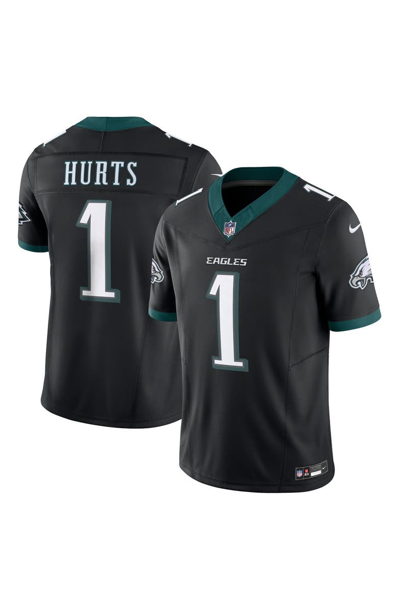 Nike Men's Nike Jalen Hurts Black Philadelphia Eagles Alternate Vapor F.U.S.E. Limited Jersey, Main, color, Black