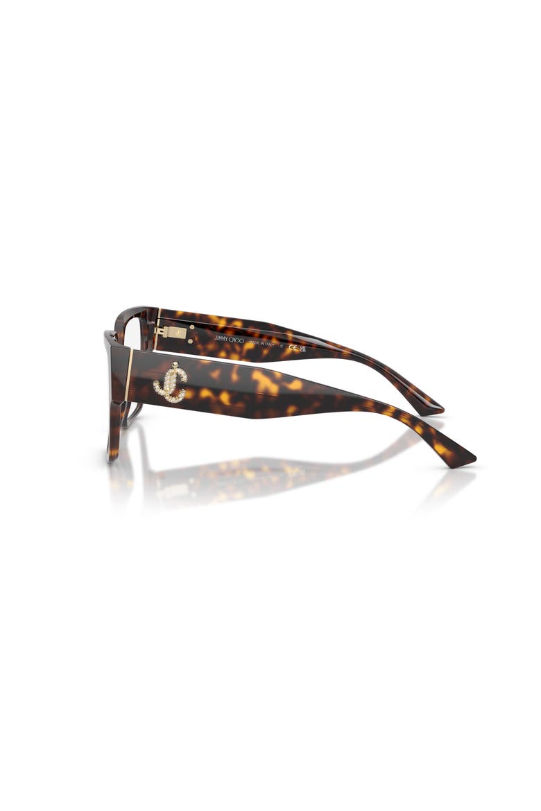 53mm Square optical glasses, Alternate, color, Tortoise