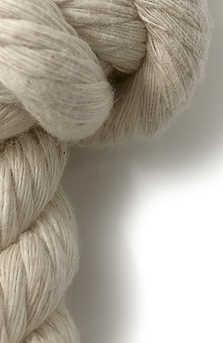 The Kind Pet 100% Organic Cotton Rope Dog Toy, Alternate, color, 5/8" X 7" / 2 Knots
