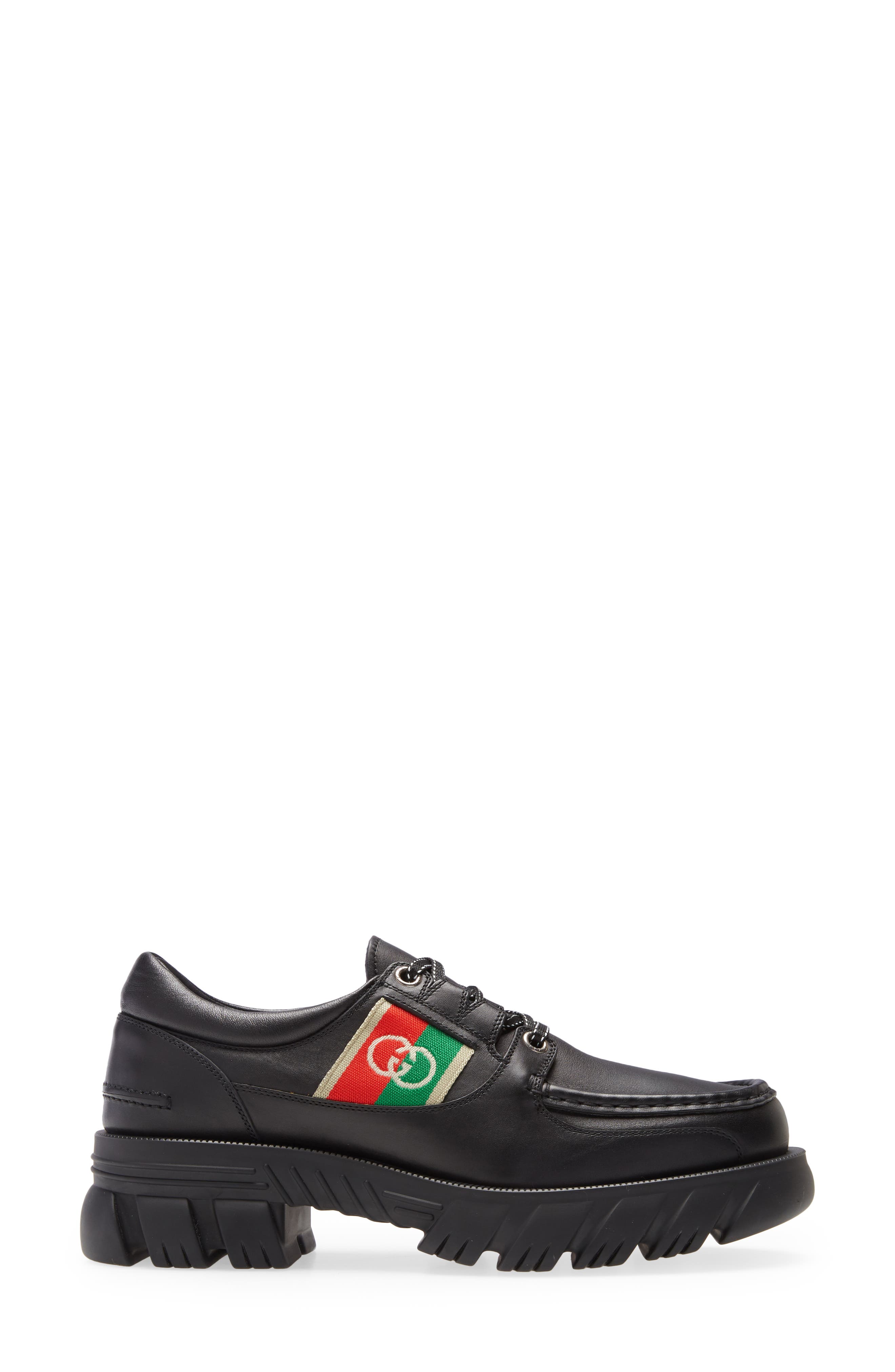 Gucci Romance Logo Derby, Alternate, color, 