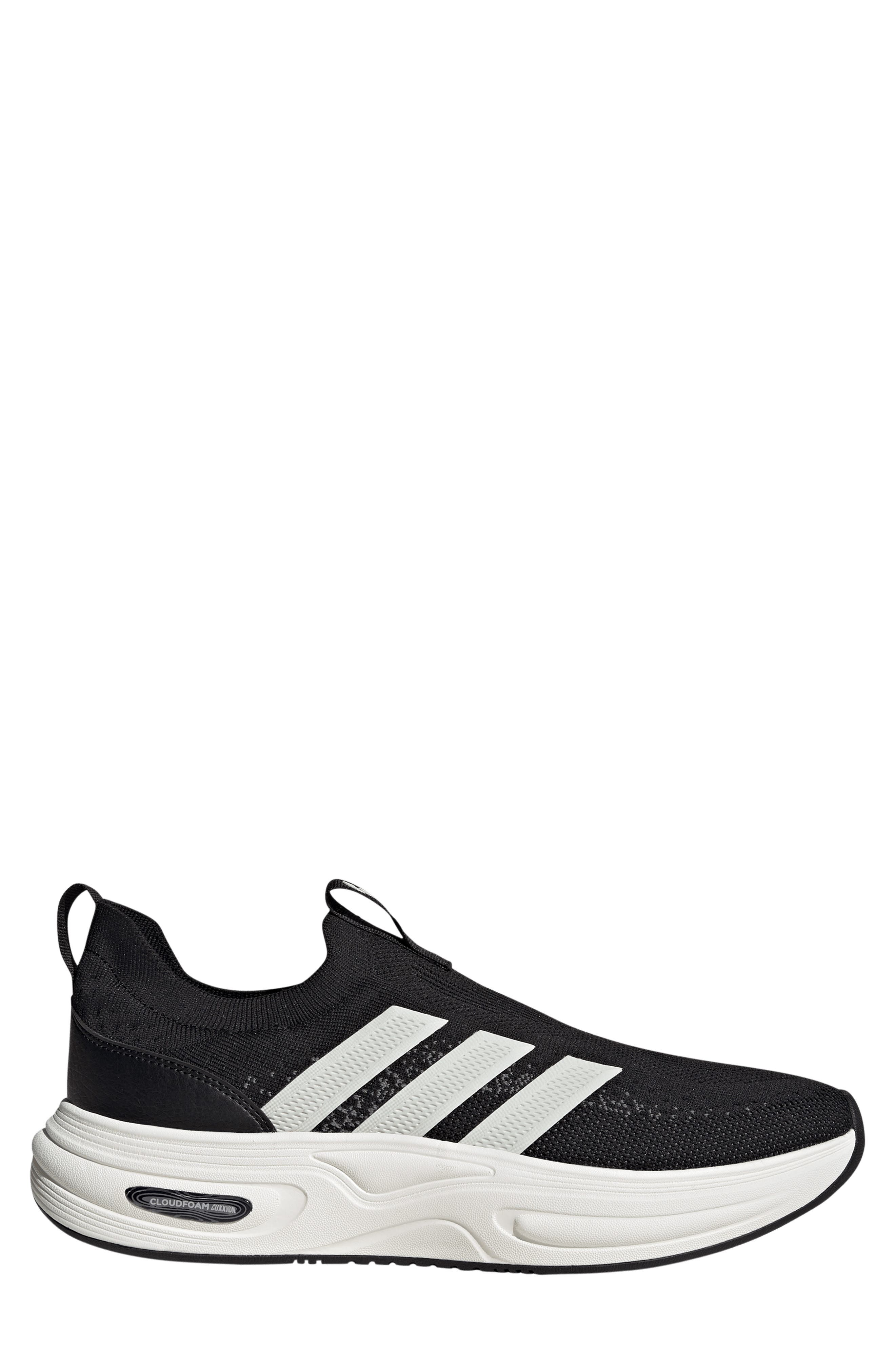 Cloudfoam Cuxxion Slip-On Sneaker, Alternate, color, BLACK/ WHITE/ GREY