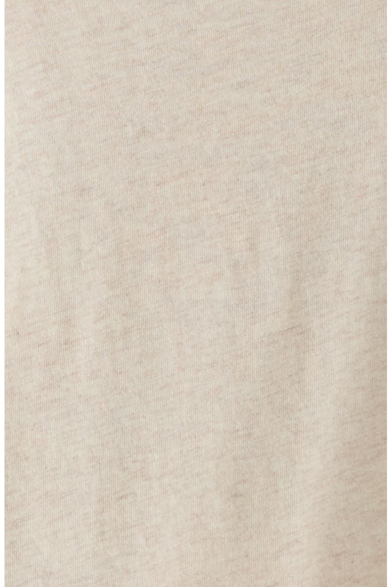 Cotton Polo Bodysuit & Shorts Set, Alternate, color, BEIGE OATMEAL - TAN STRIPE