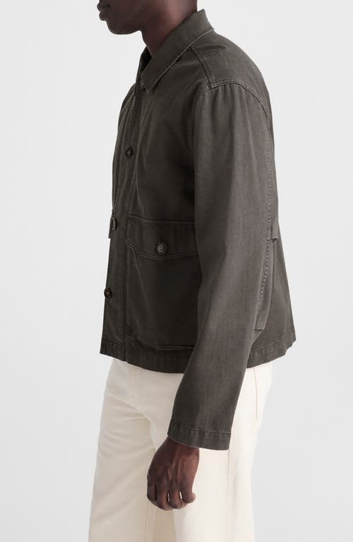 Madewell Patch Pocket Work Jacket In Brown
