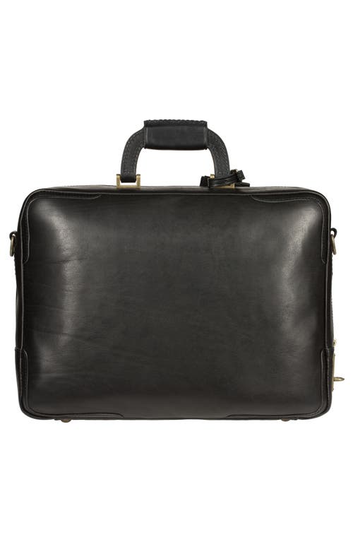 Will Leather Goods The Continental Leather Briefcase In Black