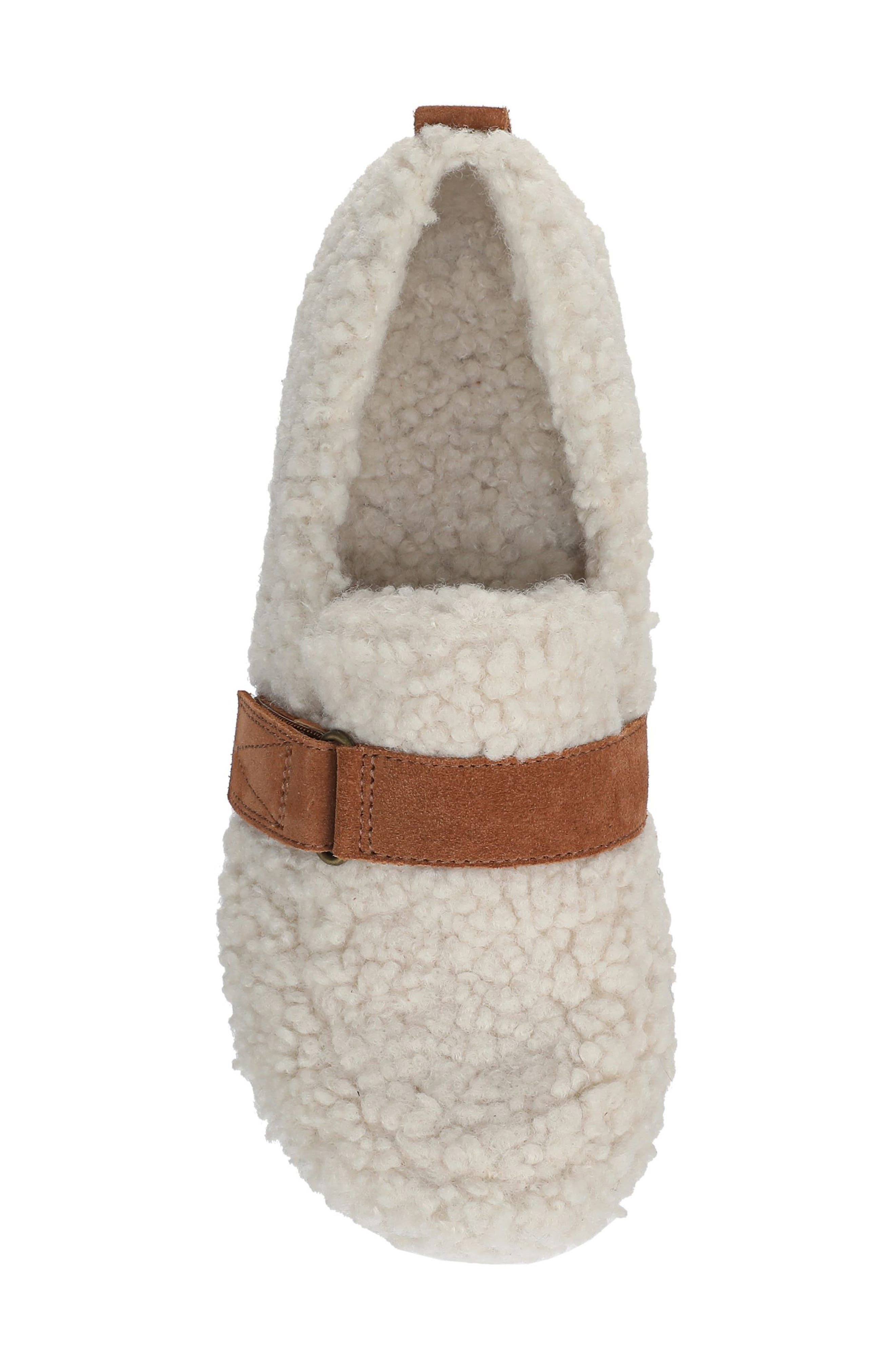 Vionic Imogen Faux Shearling Clog, Alternate, color, Cream
