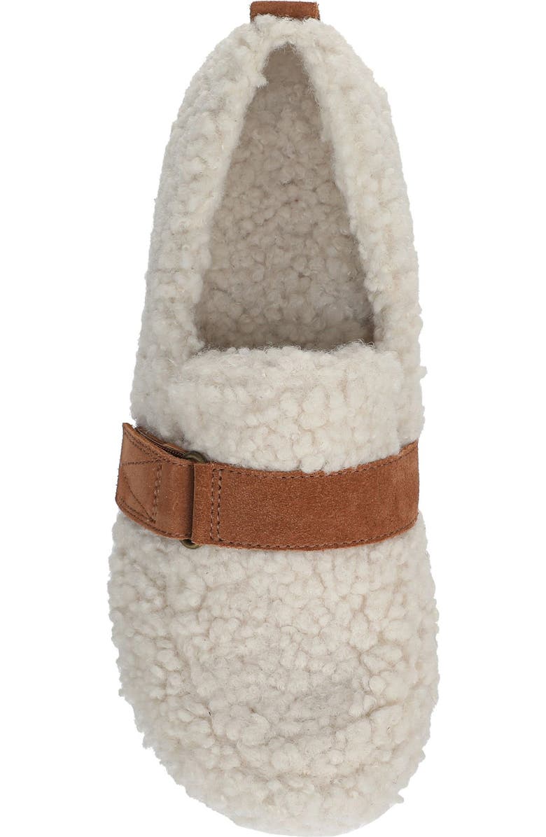Vionic Imogen Faux Shearling Clog, Alternate, color, Cream
