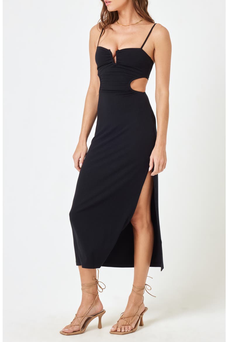 Cameron Cutout Rib Cover-Up Midi Dress video