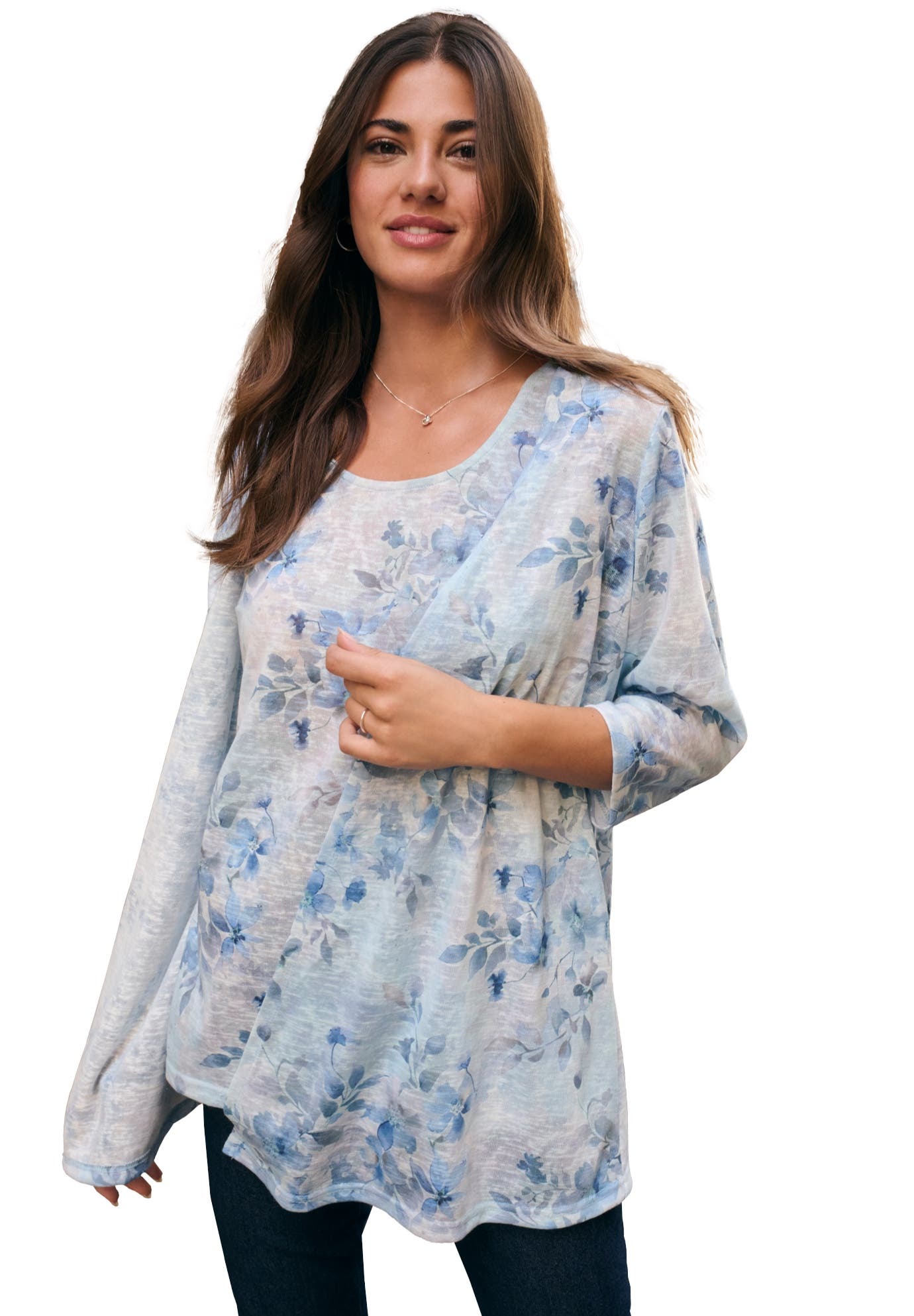 BLUE WATERCOLOR FLORAL