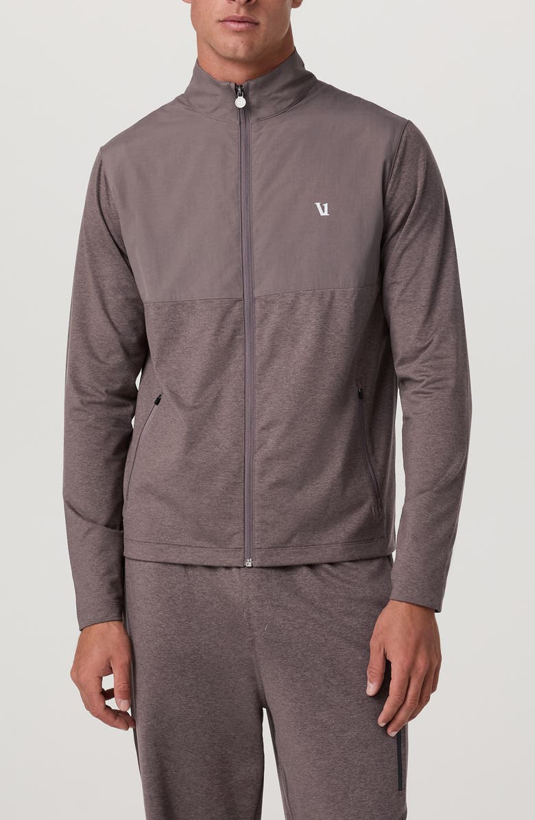 Vuori Sunday Element Track Jacket, Main, color, Huckleberry Heather