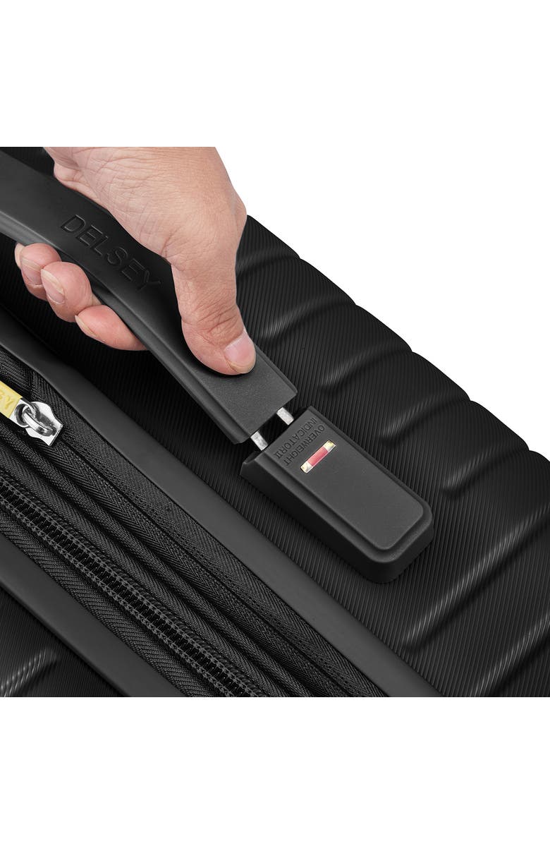 DELSEY Cruise 3.0 24-Inch Hardside Spinner Luggage, Alternate, color, Black