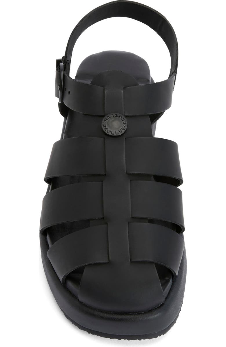 Barbour Hindburn Fisherman Sandal, Alternate, color, Black