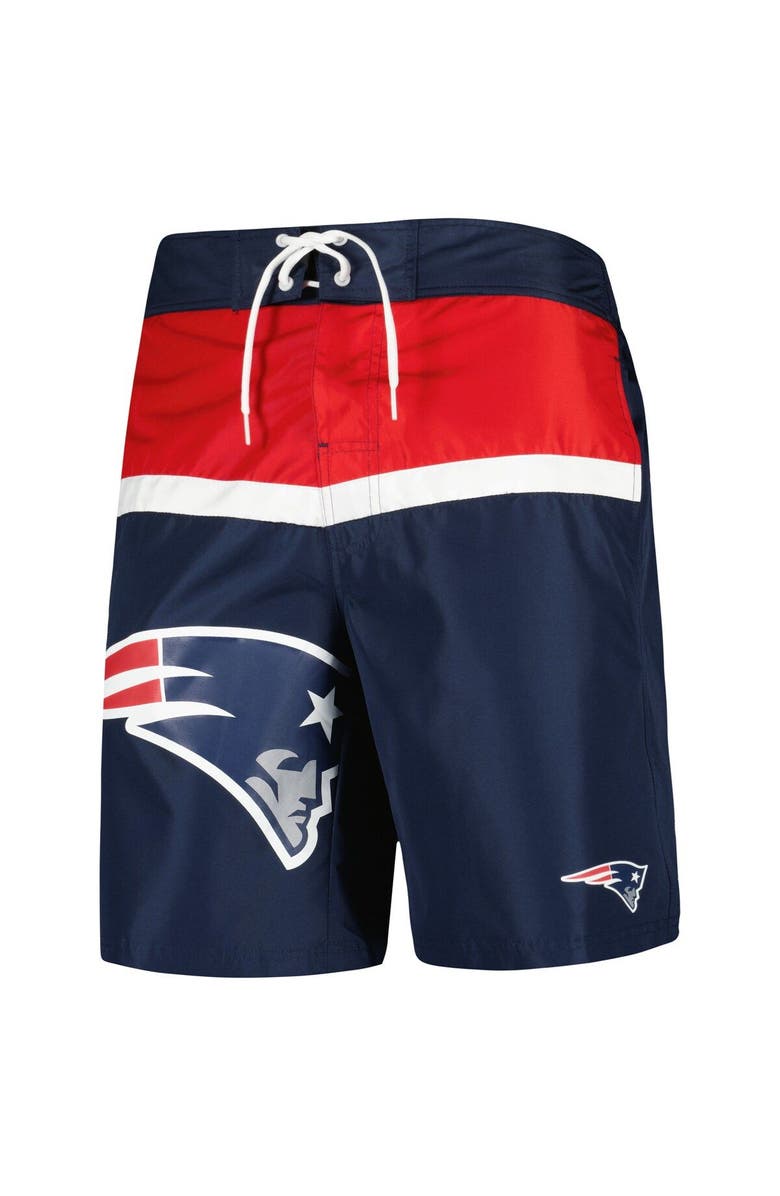 G-III SPORTS BY CARL BANKS Men's G-III Sports by Carl Banks Navy New England Patriots Sea Wind Swim Trunks, Alternate, color, Navy