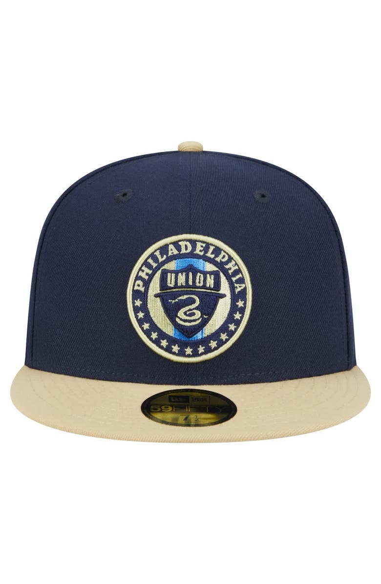 New Era Men's New Era Navy Philadelphia Union 2025 Kickoff 59FIFTY Fitted Hat, Alternate, color, Navy