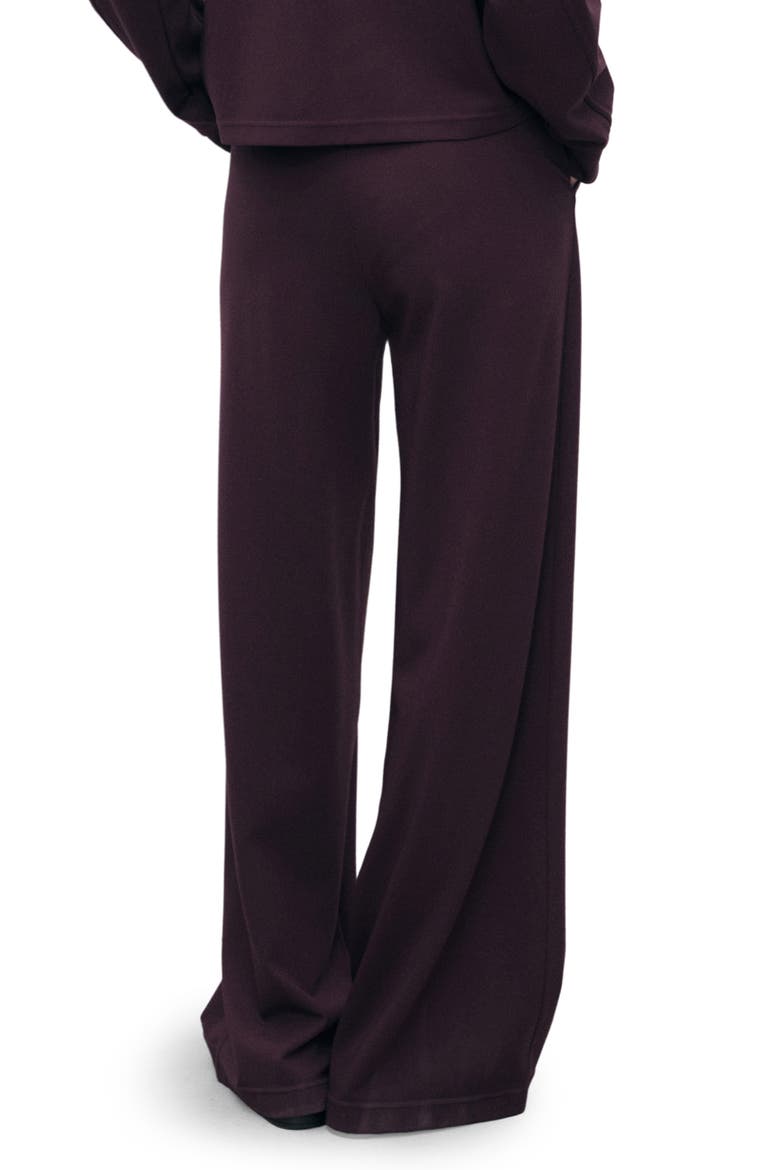 Florida Elastic Waist Pants, Alternate, color, BURGUNDY