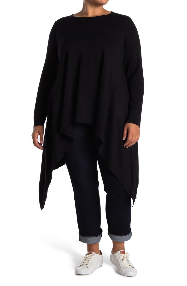 CYRUS Asymmetrical Long Sleeve Sweater, Main, color, 