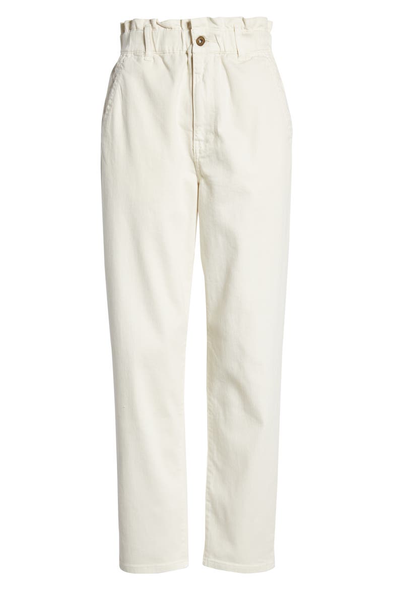 Paperbag Pants, Alternate, color, TOASTED IVORY