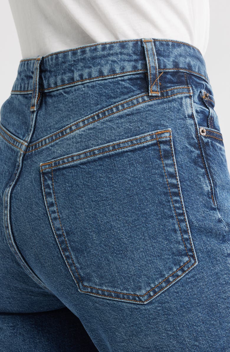 FRAME The Ruler High Waist Ankle Straight Leg Jeans, Alternate, color, Nebula