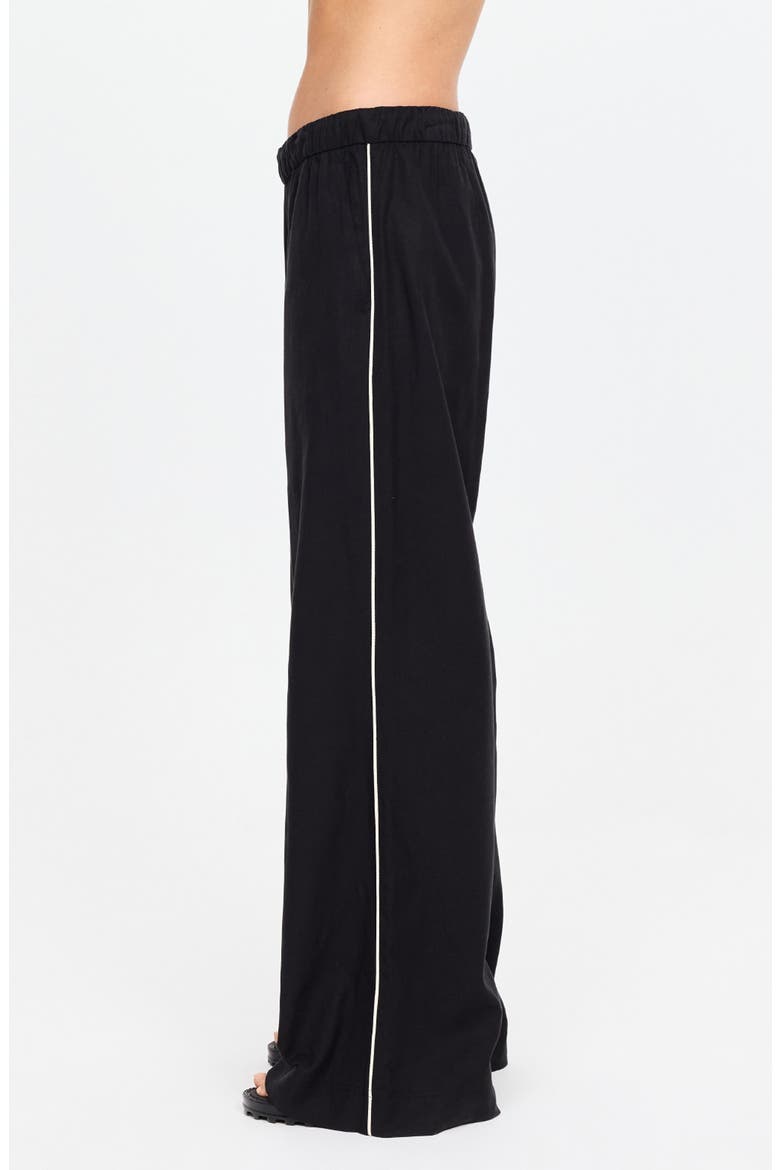 Elita Wide Leg Pants, Alternate, color, BLACK