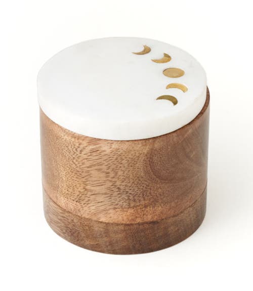 Matr Boomie Indukala Moon Phase Round Keepsake Box