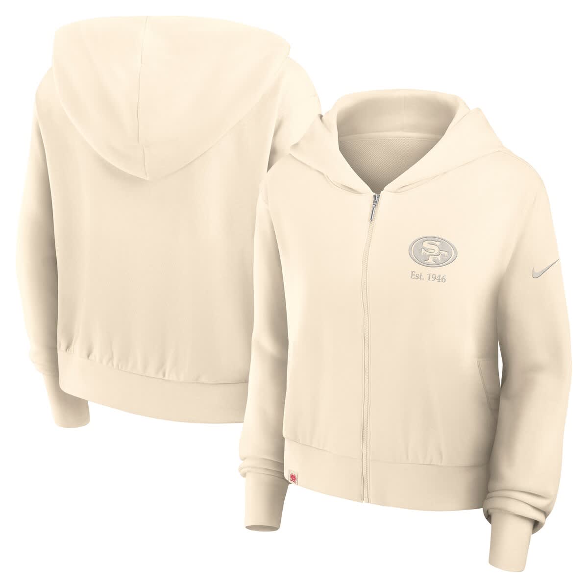 nike jumper womens beige