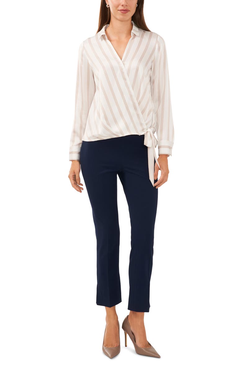 Halogen<sup>®</sup> Stripe Wrap Top, Alternate, color, 