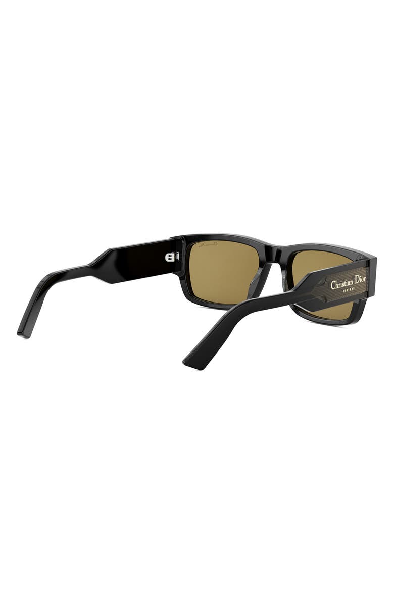 DIOR Label S1I Rectangular Sunglasses, Alternate, color,