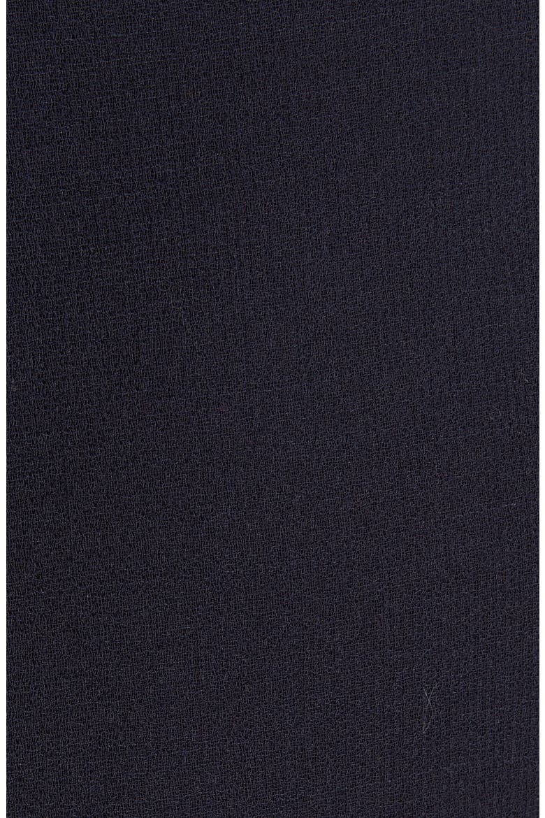Floral Button Wool Blend Crepe Dress, Alternate, color, NAVY
