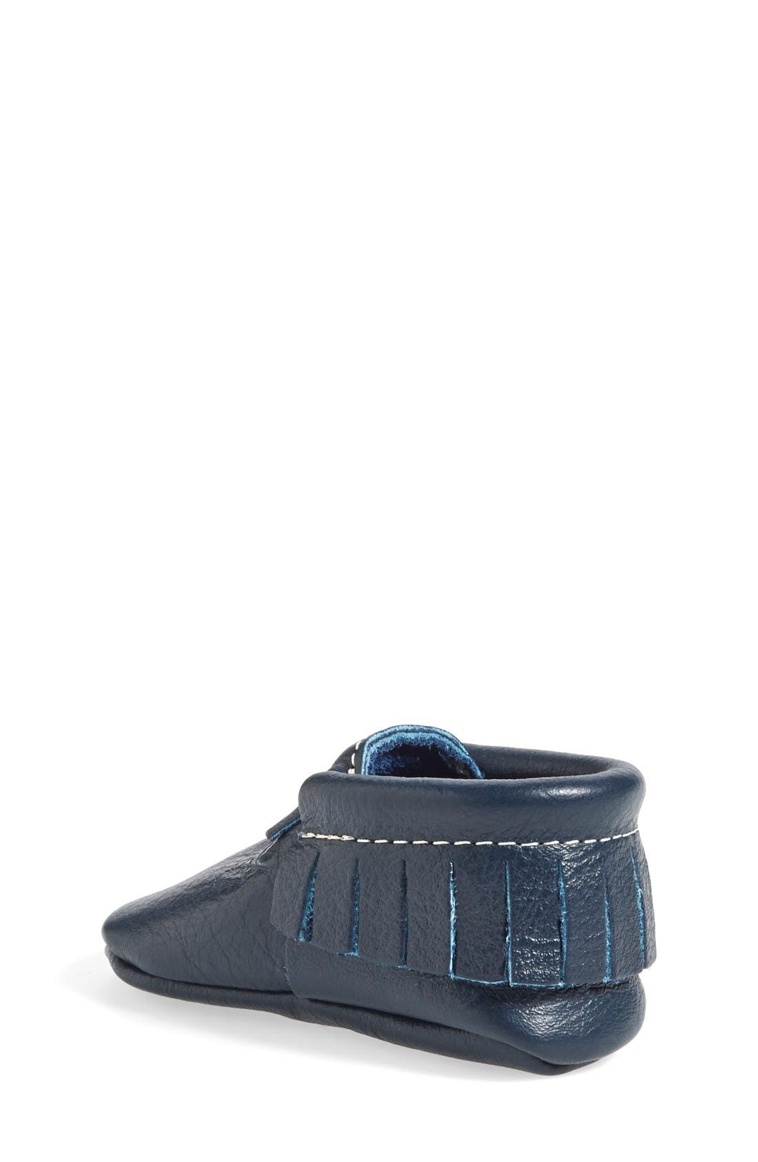 Leather Moccasin, Alternate, color, FLEET WEEK