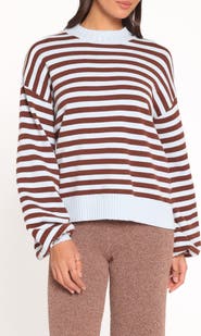 Petal & Pup Dominica Striped Crewneck Sweater