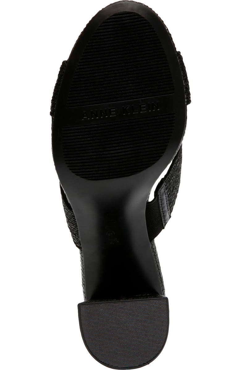 Anne Klein Aubrie Block Heel Raffia Sandal, Alternate, color,