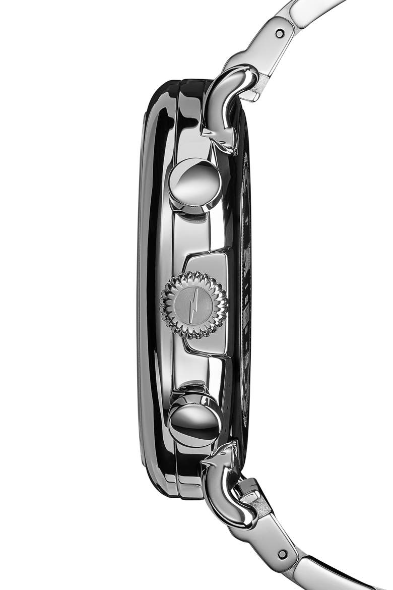 'The Runwell Chrono' Bracelet Watch, 47mm, Alternate, color, SILVER/ GREY/ CREAM/ SILVER