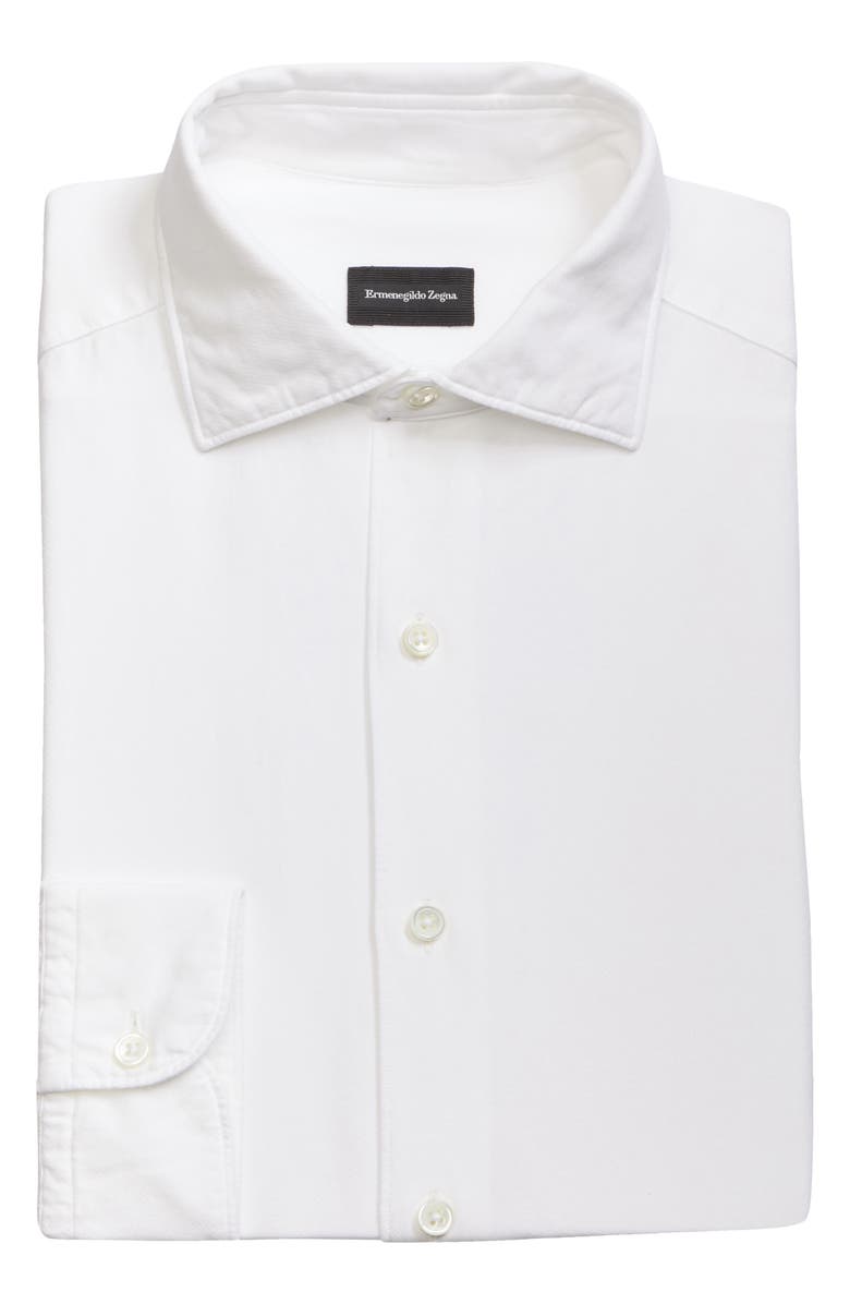 ZEGNA Ermenegildo Zegna Classic Fit Garment Dyed Button-Up Shirt, Alternate, color,