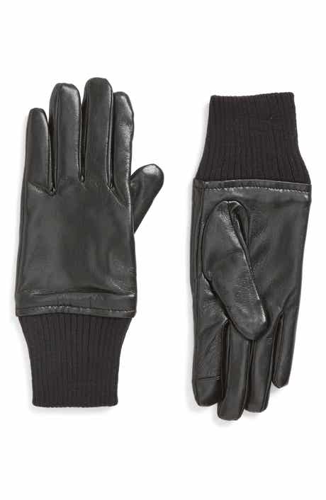 Steve Madden Faux Leather Gloves