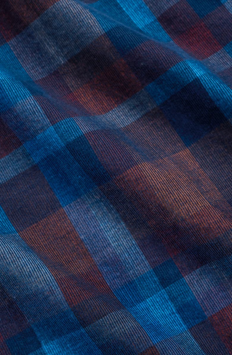 Seasalt Cornwall Day Dream Check Organic Cotton Corduroy Skirt, Alternate, color, Honesty Sea Cave