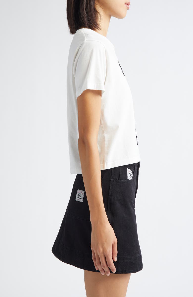 Bode Visage Cotton Graphic T-Shirt, Alternate, color, Cream