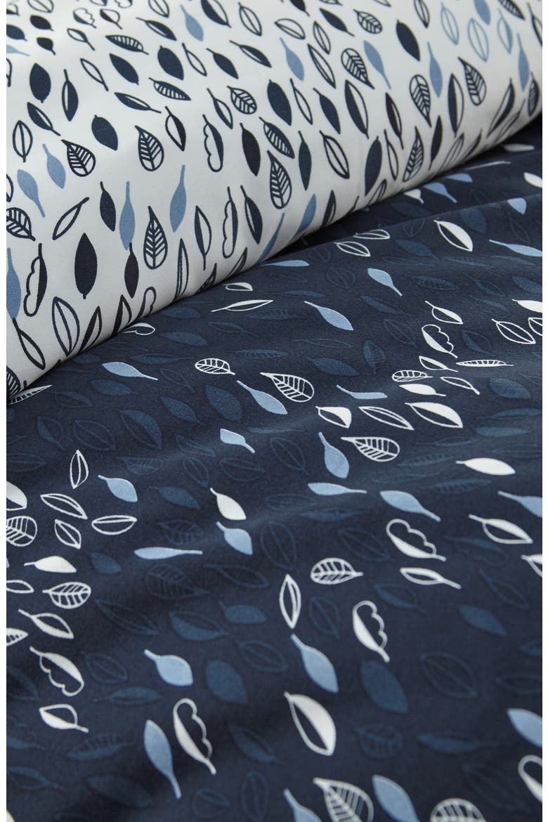 Luxury Premium Collection Oversized Comforter Set, Alternate, color, BOTANICAL LEAVES BLUE