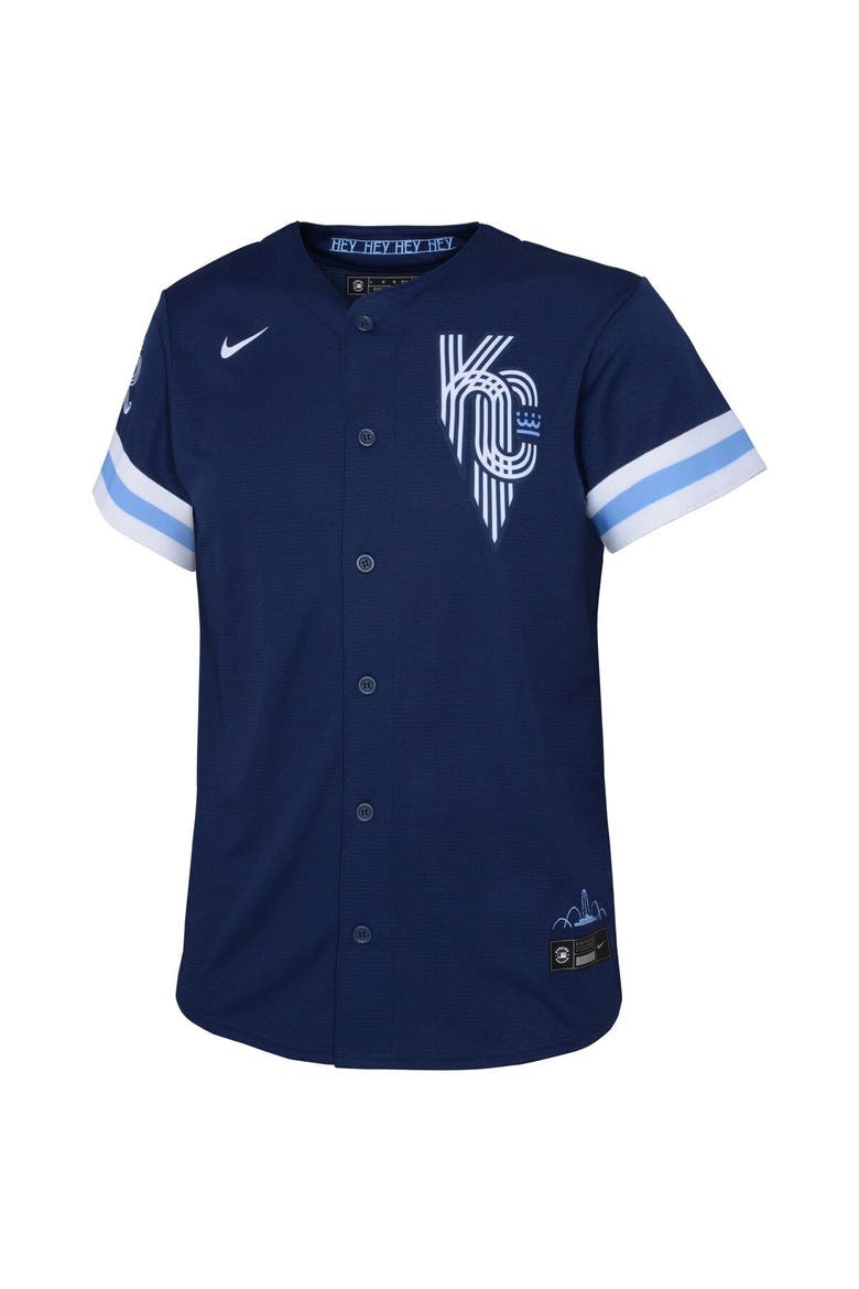 Toddler Nike Salvador Perez Navy Kansas City Royals City Connect Replica Player Jersey, Alternate, color, Navy