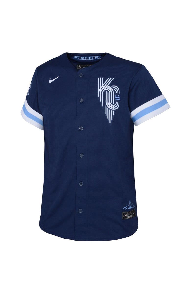 Nike Toddler Nike Salvador Perez Navy Kansas City Royals City Connect Replica Player Jersey, Alternate, color, Navy