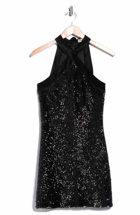 Isla Halter Neck Sequin Minidress