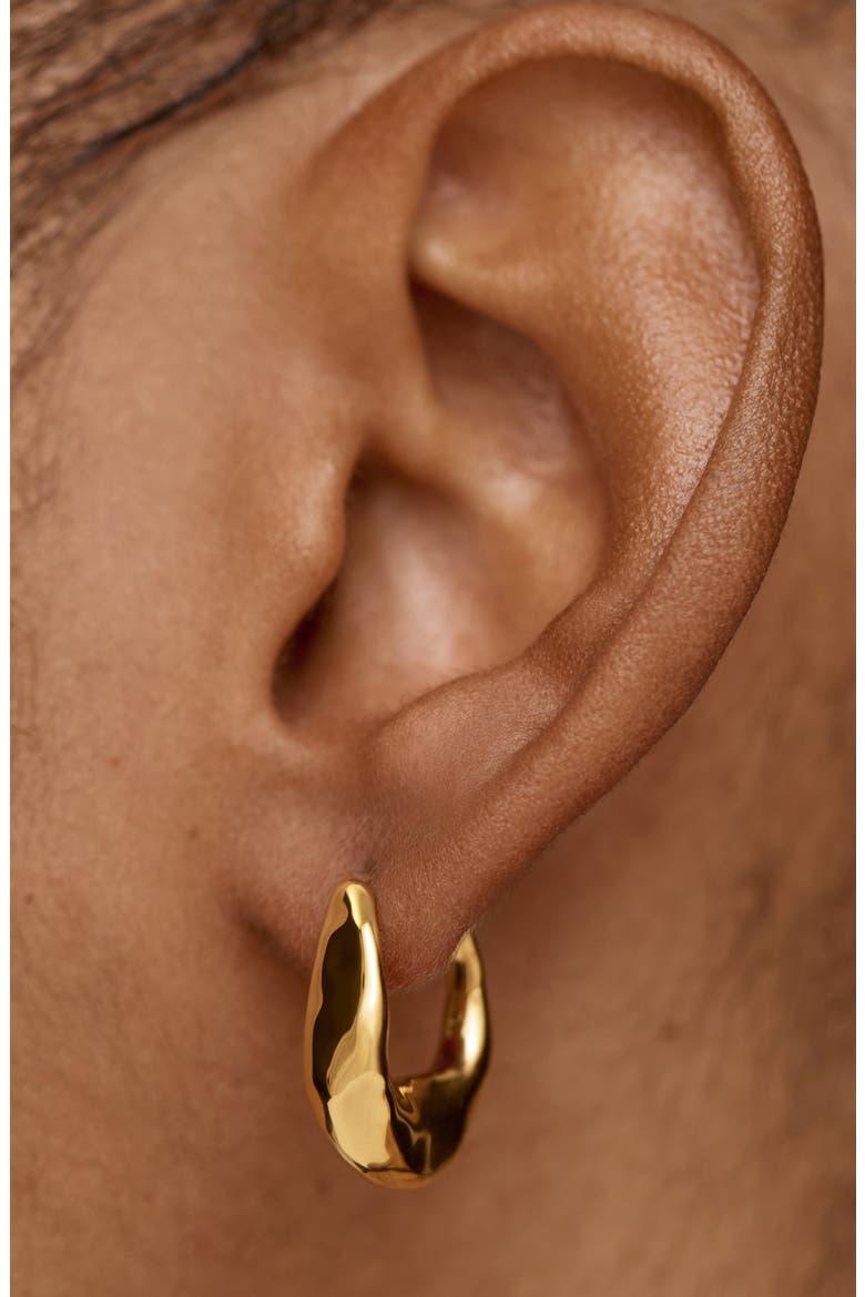 Medium Antica Hoop Earrings, Alternate, color, 18CT GOLD VERMEIL