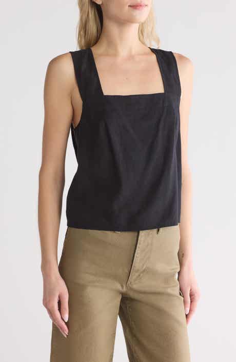 Madewell Irene Linen Blend Top