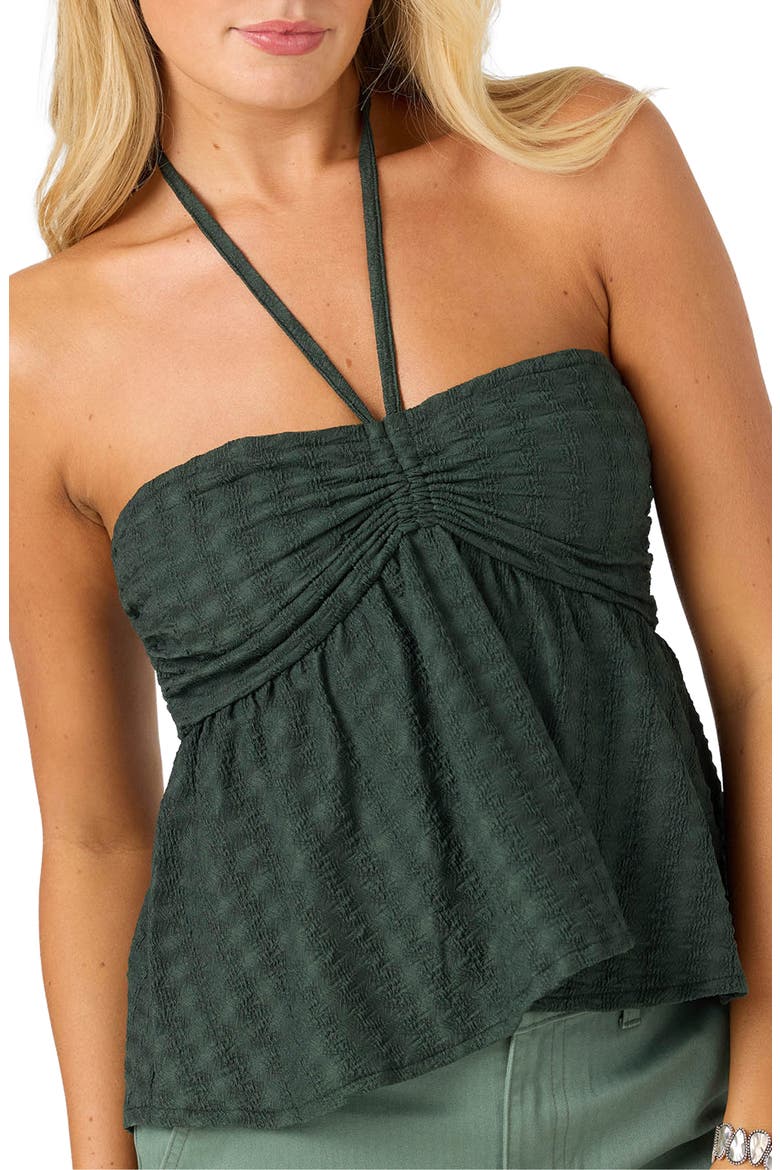 Junie Halter Tank, Alternate, color, HUNTER GREEN
