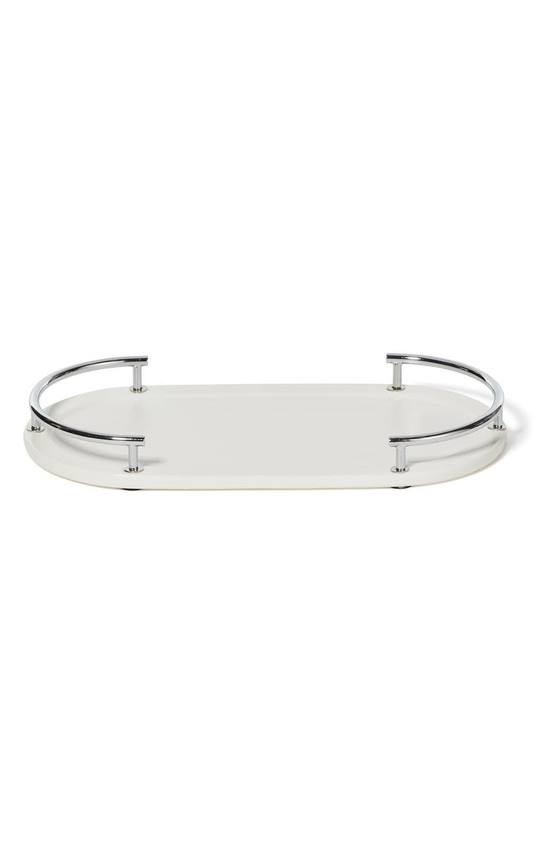 ROSELLI TRADING COMPANY Dubai Ceramic Amenity Tray, Main, color, White