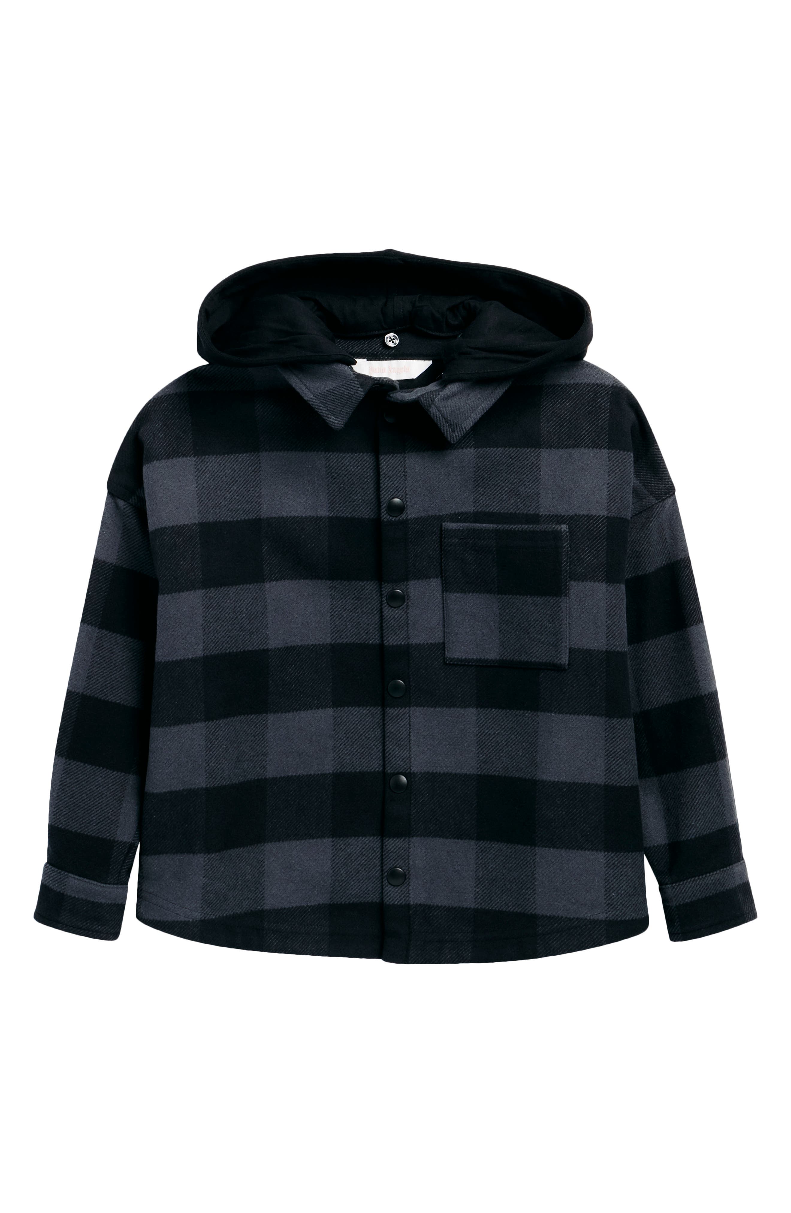 Kids' Hooded Cotton Overshirt